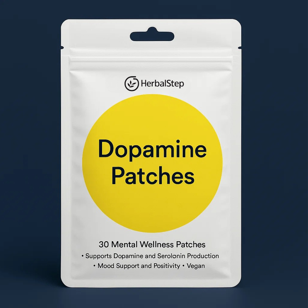 HerbalStep® Dopamine, Brain Fog, Low Mood Support Patches